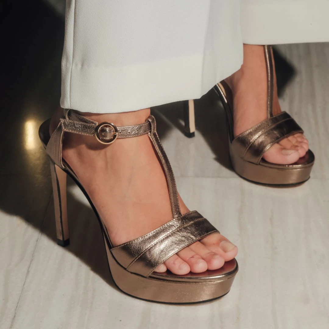 PITA 125 - Seda Regina Romero Zapato Sandalia Plataforma Tacon Alto Para Dama En Piel 2 PITA 125 - Seda Regina Romero Zapato Sandalia Plataforma Tacon Alto Para Dama En Piel - Imagen 2