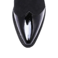 MADDIE 60 - Negro Regina Romero Zapato Bota Botin Tacon Bajo Para Dama En Piel -Ofertas Pasos Y Bolsos Tienda Regina Romero Botin Maddie Charol Negro 4 638d259b 6f1d 4b31 9d30 5a1777fdfc23