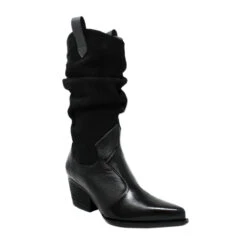 MADELEINE 60 - Negro Regina Romero Zapato Bota Botin Tacon Bajo Para Dama En Piel -Ofertas Pasos Y Bolsos Tienda Regina Romero Botin Madeleine Piel Ante Negro 2