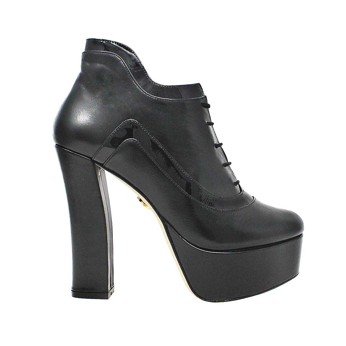 MASHLO 135 - Negro Regina Romero Zapato Bota Botin Plataforma Tacon Alto Para Dama En Piel 1 MASHLO 135 - Negro Regina Romero Zapato Bota Botin Plataforma Tacon Alto Para Dama En Piel