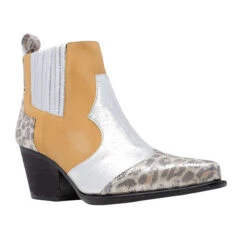 MADDIE 60 Edicion Limitada - Plata Regina Romero Zapato Bota Botin Tacon Bajo Para Dama En Piel -Ofertas Pasos Y Bolsos Tienda Regina Romero Botin Vaquero Maddie Edicion Especial Mix Cheetah Plata 2 13da681e e32f 4ed2 b532 91ee4f52dd95