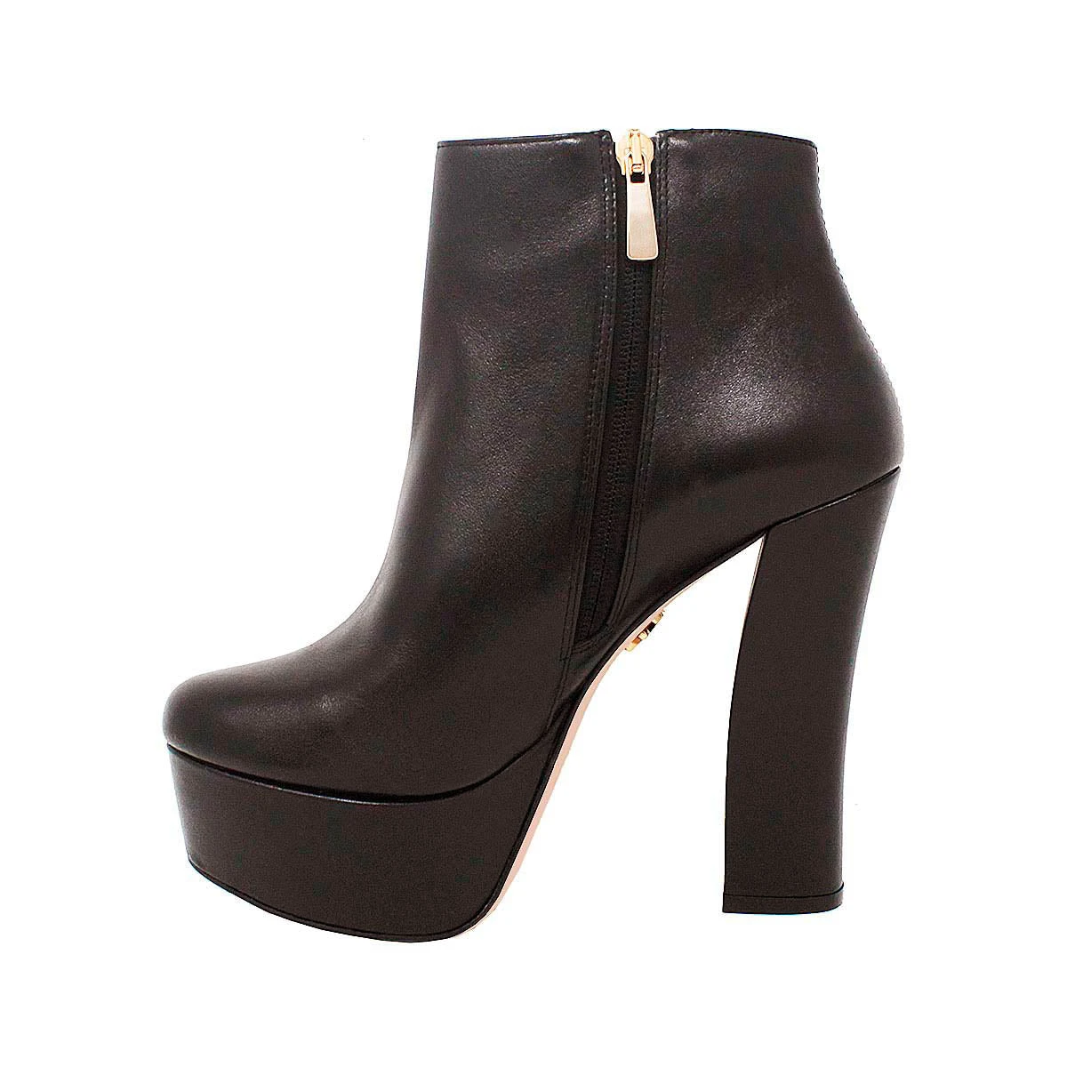 ELSA 135 - Cafe Regina Romero Zapato Bota Botin Plataforma Tacon Alto Para Dama En Piel 4 ELSA 135 - Cafe Regina Romero Zapato Bota Botin Plataforma Tacon Alto Para Dama En Piel - Imagen 4