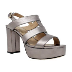 LAUREN 95 - Inox Regina Romero Zapato Sandalia Plataforma Tacon Alto Para Dama En Piel -Ofertas Pasos Y Bolsos Tienda Regina Romero Plataforma Sandalia Lauren Piel Inox 2 7b5a8236 71da 48f9 9fb0 a81dbaefc338