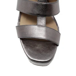 LAUREN 95 - Inox Regina Romero Zapato Sandalia Plataforma Tacon Alto Para Dama En Piel -Ofertas Pasos Y Bolsos Tienda Regina Romero Plataforma Sandalia Lauren Piel Inox 4 53361d71 787f 4fcb a08f 763732d2ae8d