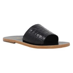 ALMA - Negro Regina Romero Resort Zapato Sandalia De Piso Para Dama En Piel 8 ALMA - Negro Regina Romero Resort Zapato Sandalia De Piso Para Dama En Piel -Ofertas Pasos Y Bolsos Tienda Regina Romero Resort Sandalia Alma Piel Croco Negro 2 aff37987 084b 476c b1da 1306e1027681