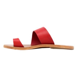 AMAYA - Rojo Regina Romero Resort Zapato Sandalia De Piso Para Dama En Piel -Ofertas Pasos Y Bolsos Tienda Regina Romero Resort Sandalia Amaya Piel Rojo 3 e1ccb365 9ab2 465f 9622 5b444c8a83db