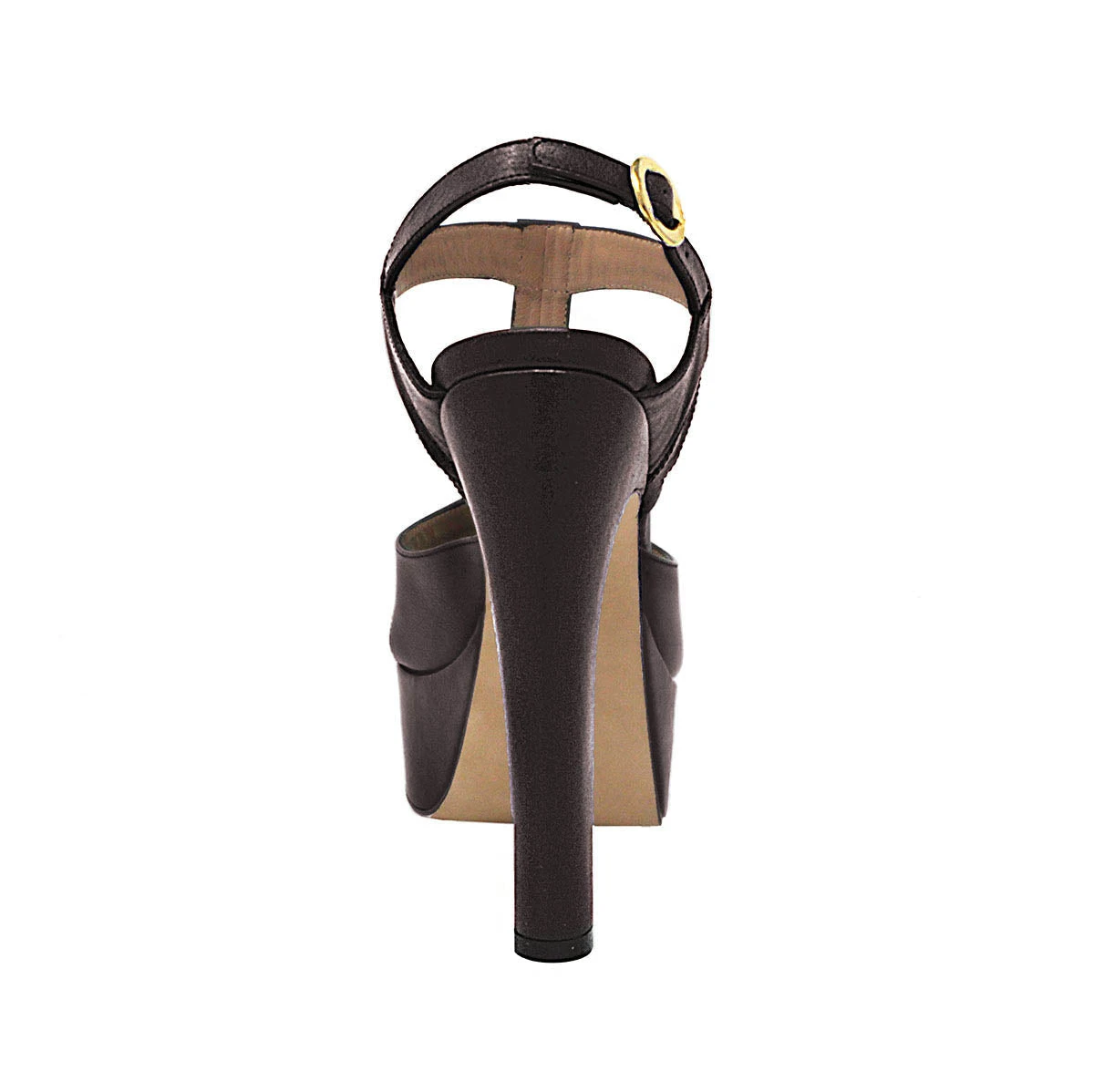 AITANA 135 - Cafe Regina Romero Zapato Sandalia Plataforma Tacon Alto Para Dama En Piel 5 AITANA 135 - Cafe Regina Romero Zapato Sandalia Plataforma Tacon Alto Para Dama En Piel - Imagen 5