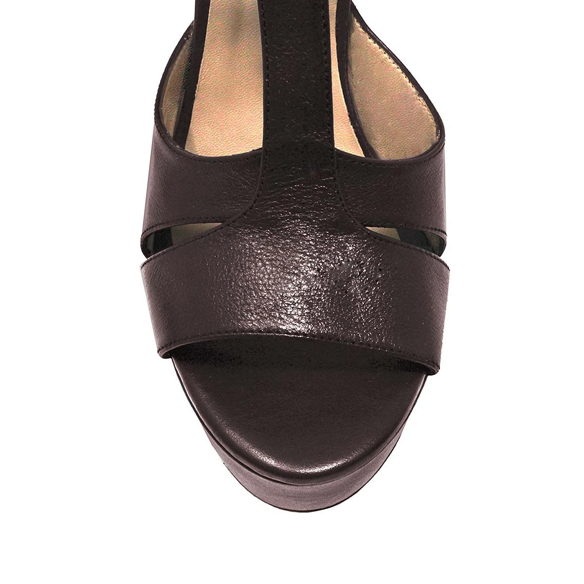 AITANA 135 - Cafe Regina Romero Zapato Sandalia Plataforma Tacon Alto Para Dama En Piel 6 AITANA 135 - Cafe Regina Romero Zapato Sandalia Plataforma Tacon Alto Para Dama En Piel - Imagen 6