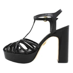 HELENA 120 - Negro Regina Romero Zapato Sandalia Plataforma Tacon Alto Para Dama En Piel 9 HELENA 120 - Negro Regina Romero Zapato Sandalia Plataforma Tacon Alto Para Dama En Piel -Ofertas Pasos Y Bolsos Tienda Regina Romero Sandalia Plataforma Helena Piel Ante Negro 3