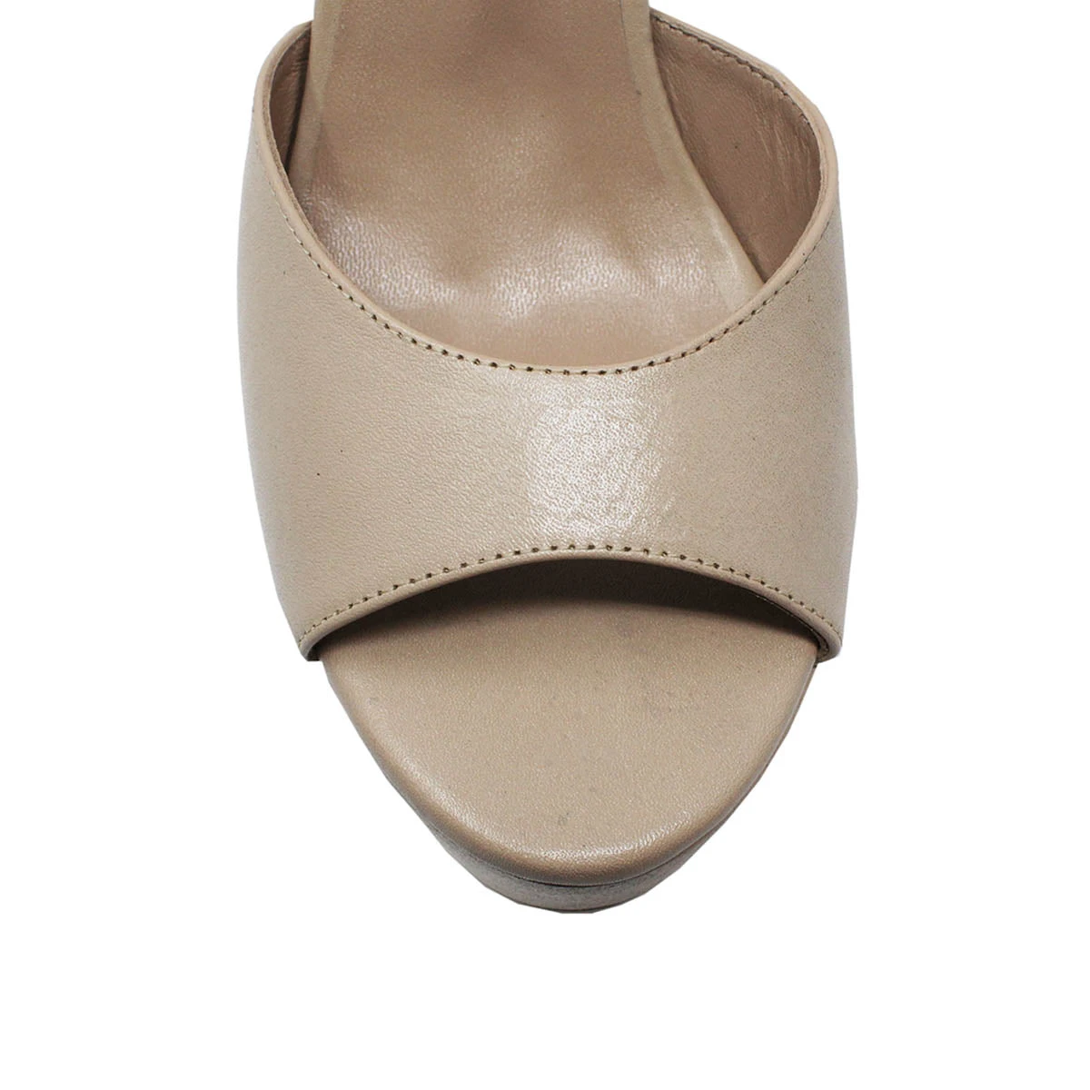 SABRINA 135 - Beige Regina Romero Zapato Sandalia Plataforma Tacon Alto Para Dama En Piel 6 SABRINA 135 - Beige Regina Romero Zapato Sandalia Plataforma Tacon Alto Para Dama En Piel - Imagen 6