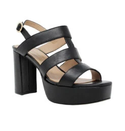 LAUREN 95 - Negro Regina Romero Zapato Sandalia Plataforma Tacon Alto Para Dama En Piel -Ofertas Pasos Y Bolsos Tienda Regina Romero Sandalia Platafotma Lauren Piel Negro 2 16dd8228 645a 4ad9 85ed 7022d559d853