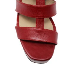 LAUREN 95 - Rojo Regina Romero Zapato Sandalia Plataforma Tacon Alto Para Dama En Piel -Ofertas Pasos Y Bolsos Tienda Regina Romero Sandalia Platafotma Lauren Piel Rojo 5 4f63aece 2b91 41a2 8670 0e87c95f4c9c