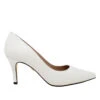 REGINA PUMP 75 - Blanco Regina Romero Zapato Zapatilla Tacon Alto Para Dama En Piel