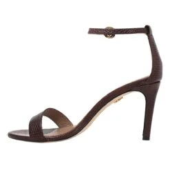 CLAUDINE 85 - Cafe Regina Romero Zapato Sandalia Zapatilla Tacon Alto Para Dama En Piel -Ofertas Pasos Y Bolsos Tienda Regina Romero Zapatilla Sandalia Claudina Lizard Cafe 3 4ab954c2 eda0 485a be01 bb3156ea4480