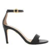 CLAUDINE 85 - Negro Regina Romero Zapato Sandalia Zapatilla Tacon Alto Para Dama En Piel