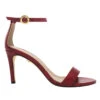 CLAUDINE 85 - Rojo Regina Romero Zapato Sandalia Tacon Alto Para Dama En Piel