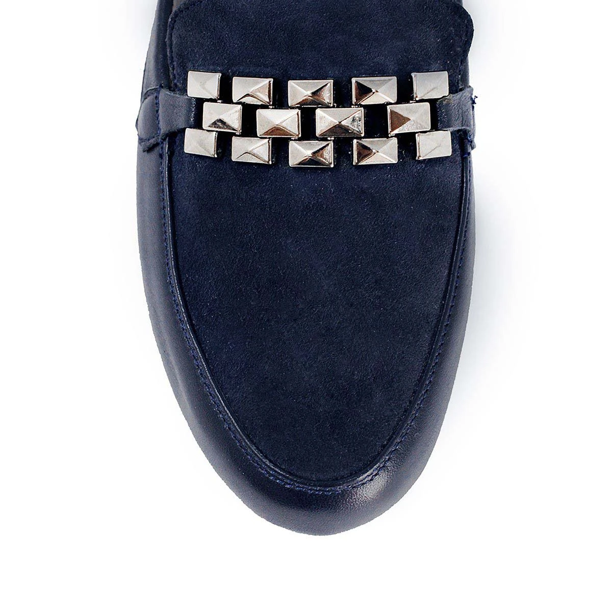 CARINA - Marino Regina Romero Zapato Mocasin De Piso Para Dama En Piel 6 CARINA - Marino Regina Romero Zapato Mocasin De Piso Para Dama En Piel - Imagen 6