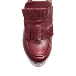 1980 - Vino Regina Romero Zapato Plataforma Tacon Alto Para Dama En Piel -Ofertas Pasos Y Bolsos Tienda Regina Romero Zapato Plataforma 1980 Piel Vino 5 65863a9b 3a19 42ec b438 0706c0dbd3ae