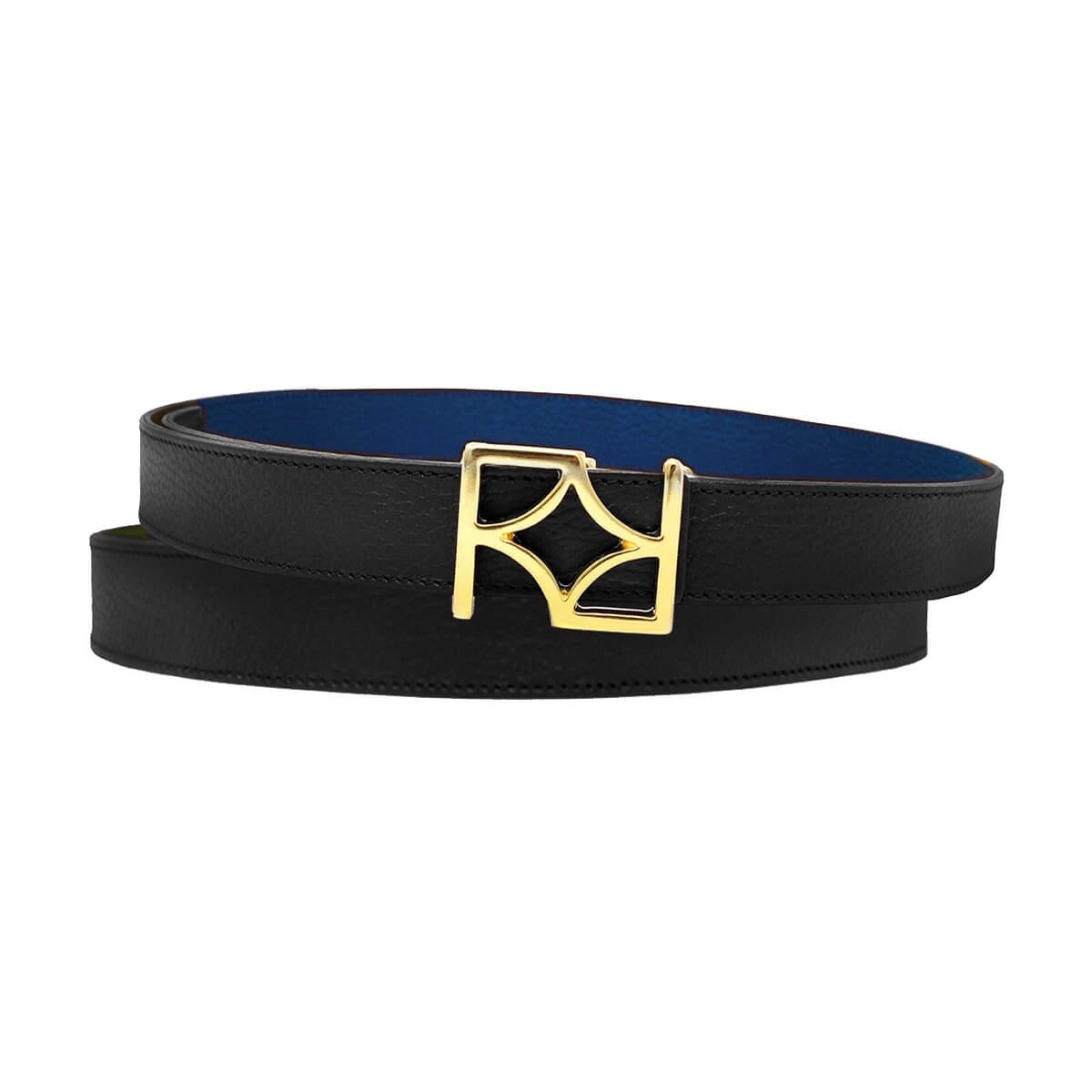 GINA - Negro Y Marino Regina Romero Accesorio Cinturon Para Dama En Piel