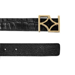 GINA - Negro Regina Romero Accesorio Cinturon Para Dama En Piel -Ofertas Pasos Y Bolsos Tienda Regina Romero Accesorios Cinturones Gina Piel Croco Negro 4 196b147c 870c 4c94 abe9 4766dfbea12a