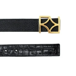 GINA - Negro Regina Romero Accesorio Cinturon Para Dama En Piel -Ofertas Pasos Y Bolsos Tienda Regina Romero Accesorios Cinturones Gina Piel Croco Negro 5 60eea223 dba1 4cf2 949f a6f7ea171d44