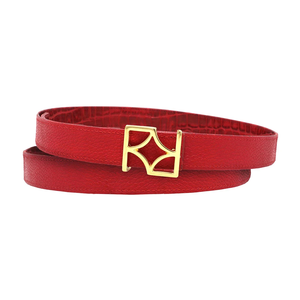 GINA - Rojo Regina Romero Accesorio Cinturon Para Dama En Piel - Imagen 6