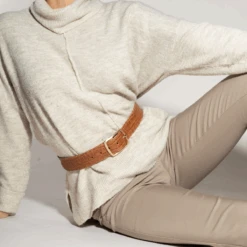 MAR - Tan Con Oro Regina Romero Accesorio Cinturon Para Dama En Piel -Ofertas Pasos Y Bolsos Tienda Regina Romero Accesorios Cinturones Mar Piel Croco Tan 3 1e1b5c23 d2f7 4f3a 8014 5f3994bd8e7f