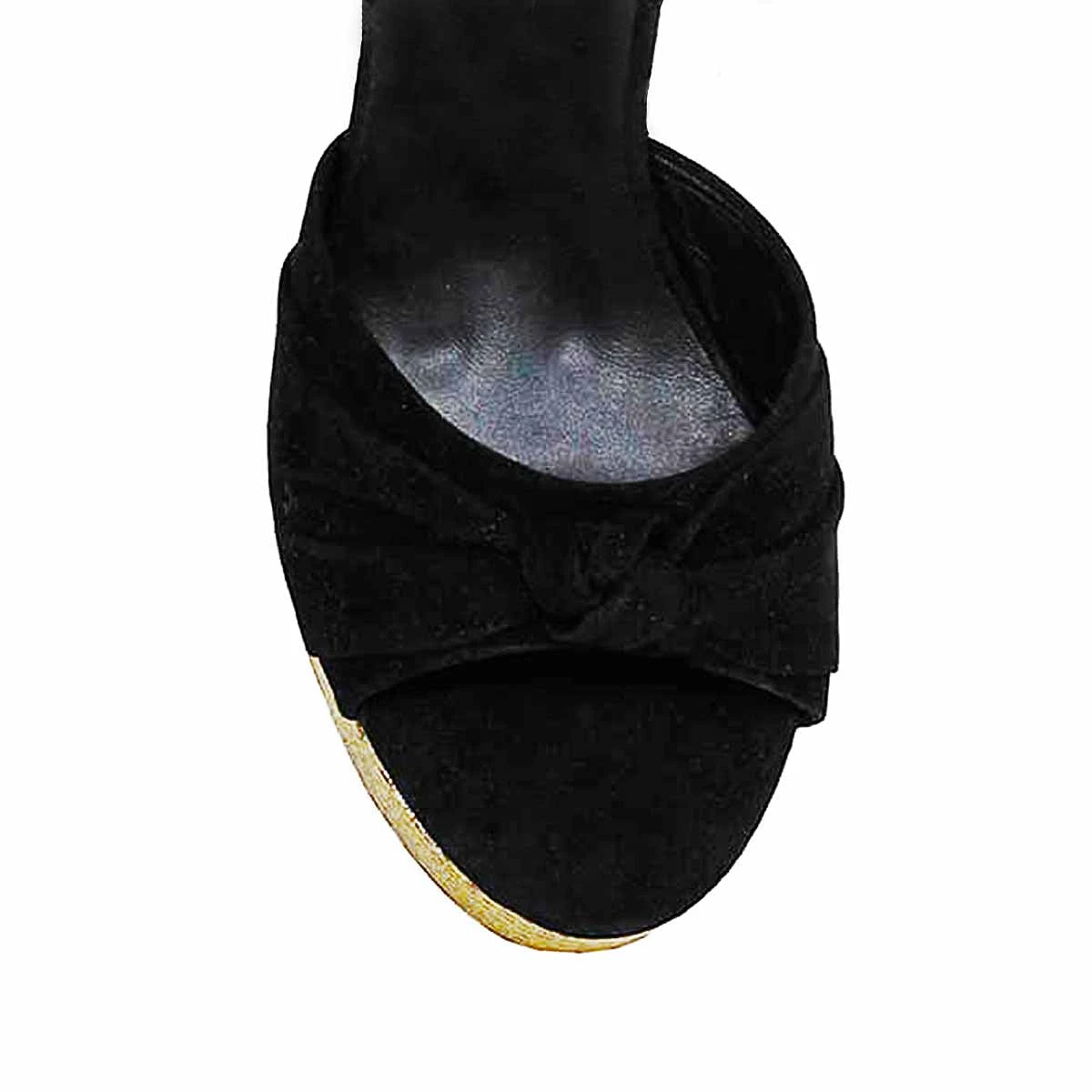 ALEXA 135 - Negro Y Oro Regina Romero Zapato Sandalia Plataforma Tacon Alto Para Dama En Piel 7 ALEXA 135 - Negro Y Oro Regina Romero Zapato Sandalia Plataforma Tacon Alto Para Dama En Piel - Imagen 7