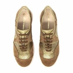 MARIA 35 - Oro Regina Romero Zapato Tenis Urbano Sport Para Dama En Piel -Ofertas Pasos Y Bolsos Tienda Regina Romero Tenis Urbano Maria Cobra Oro 4 bc687e01 6dfb 4b26 8290 0030f56d5356
