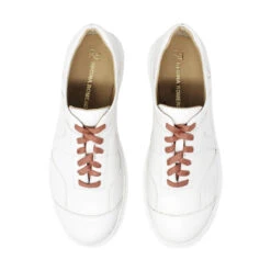 MARIA 35 - Yogurth Regina Romero Zapato Tenis Urbano Sport Para Dama En Piel -Ofertas Pasos Y Bolsos Tienda Regina Romero Tenis Urbano Maria Piel Blanco 6 e61fb4c4 9785 4957 a32e 4f280af237a5