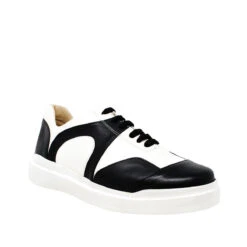 MARIA 35 - Blanco Y Negro Regina Romero Zapato Tenis Urbano Sport Para Dama En Piel -Ofertas Pasos Y Bolsos Tienda Regina Romero Tenis Urbano Maria Piel Blanco y Negro 2 ec3b5491 7292 4268 9b01 ec1a999886a8