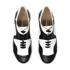 MARIA 35 - Blanco Y Negro Regina Romero Zapato Tenis Urbano Sport Para Dama En Piel -Ofertas Pasos Y Bolsos Tienda Regina Romero Tenis Urbano Maria Piel Blanco y Negro 4 2cc5c1ae 3a2a 4b73 92dd 96e4d853ddca