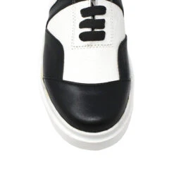 MARIA 35 - Blanco Y Negro Regina Romero Zapato Tenis Urbano Sport Para Dama En Piel -Ofertas Pasos Y Bolsos Tienda Regina Romero Tenis Urbano Maria Piel Blanco y Negro 5 397e41e7 492b 4cf9 b4e0 575e48bfbaca