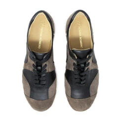 MARIA 35 - Negro Y Concreto Regina Romero Zapato Tenis Urbano Sport Para Dama En Piel -Ofertas Pasos Y Bolsos Tienda Regina Romero Tenis Urbano Maria Piel Negro Ante Concreto 6 5295e72e 7d9f 483e 97fd 6b10435429a3