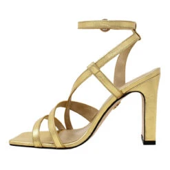 PIA 100 - Oro Regina Romero Zapato Sandalia Zapatilla Tacon Alto Para Dama En Piel -Ofertas Pasos Y Bolsos Tienda Regina Romero Zapatilla Sandalia Pia Piel Oro 3 6f5ea9a4 013f 4d6b a3f8 af00d90a7f4d