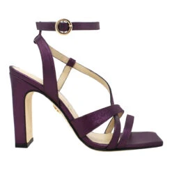 PIA 100 - Amatista Regina Romero Zapato Sandalia Zapatilla Tacon Alto Para Dama En Piel