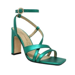 PIA 100 - Esmeralda Regina Romero Zapato Sandalia Zapatilla Tacon Alto Para Dama En Piel -Ofertas Pasos Y Bolsos Tienda Regina Romero Zapatilla Sandalia Pia Piel Verde Esmeralda 2 de411127 f26f 47b9 9cfa 65f6cf7282c9