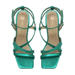 PIA 100 - Esmeralda Regina Romero Zapato Sandalia Zapatilla Tacon Alto Para Dama En Piel -Ofertas Pasos Y Bolsos Tienda Regina Romero Zapatilla Sandalia Pia Piel Verde Esmeralda 6 8a2c0948 ece6 4e6a 8252 30df5dadd082