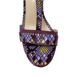 PITA 125 - Uva Regina Romero Zapato Sandalia Plataforma Tacon Alto Para Dama En Piel -Ofertas Pasos Y Bolsos Tienda Regina Romero Zapatilla Sandalia Pita Piel Snake Uva Ante Uva 5 0029d9e5 d6e2 4f76 92ee 98458157a10c