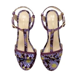 PITA 125 - Uva Regina Romero Zapato Sandalia Plataforma Tacon Alto Para Dama En Piel -Ofertas Pasos Y Bolsos Tienda Regina Romero Zapatilla Sandalia Pita Piel Snake Uva Ante Uva 6 808ae58f 7eb4 4870 99ba 7a7974214afe