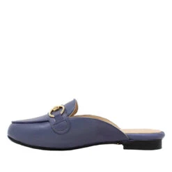 CINDY - Azul Royal Regina Romero Zapato Flat Mule De Piso Para Dama En Piel -Ofertas Pasos Y Bolsos Tienda Regina Romero Zapato Mule Cindy Piel Azul Royal 3 e797d5aa ed17 48e9 ba1d 1014fbb199d9