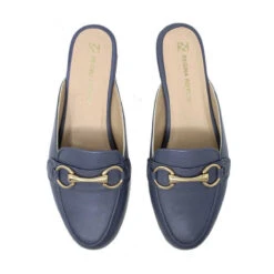 CINDY - Azul Royal Regina Romero Zapato Flat Mule De Piso Para Dama En Piel -Ofertas Pasos Y Bolsos Tienda Regina Romero Zapato Mule Cindy Piel Azul Royal 6 99505798 967b 4be9 8972 446310e3ea09