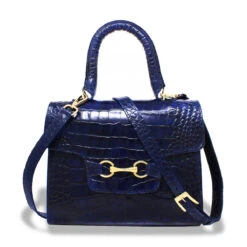 SELINA - Azul Marino Regina Romero Accesorio Bolso Para Dama En Piel 11 SELINA - Azul Marino Regina Romero Accesorio Bolso Para Dama En Piel -Ofertas Pasos Y Bolsos Tienda Regina Romero accesorio bolso Selina croco azul marino piel 4