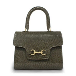 Ofertas Pasos Y Bolsos Tienda -Ofertas Pasos Y Bolsos Tienda Regina Romero accesorio bolso Selina croco khaki piel 1