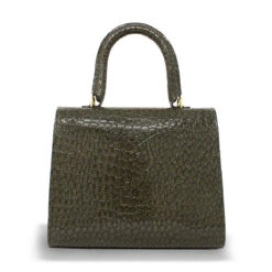 SELINA - Khaki Regina Romero Accesorio Bolso Para Dama En Piel -Ofertas Pasos Y Bolsos Tienda Regina Romero accesorio bolso Selina croco khaki piel 3