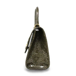 SELINA - Khaki Regina Romero Accesorio Bolso Para Dama En Piel -Ofertas Pasos Y Bolsos Tienda Regina Romero accesorio bolso Selina croco khaki piel 4
