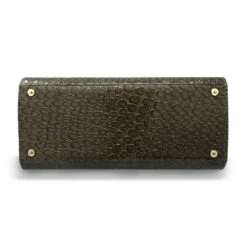 SELINA - Khaki Regina Romero Accesorio Bolso Para Dama En Piel -Ofertas Pasos Y Bolsos Tienda Regina Romero accesorio bolso Selina croco khaki piel 7