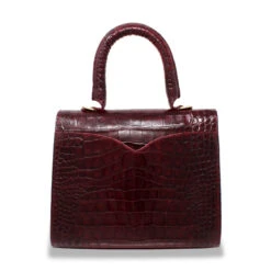 SELINA - Vino Regina Romero Accesorio Bolso Para Dama En Piel 2 10 SELINA - Vino Regina Romero Accesorio Bolso Para Dama En Piel 2 -Ofertas Pasos Y Bolsos Tienda Regina Romero accesorio bolso Selina croco rojo piel 3