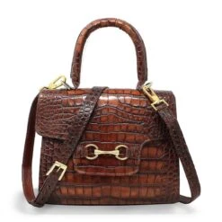 SELINA - Tan Regina Romero Accesorio Bolso Para Dama En Piel -Ofertas Pasos Y Bolsos Tienda Regina Romero accesorio bolso Selina croco tan piel 4