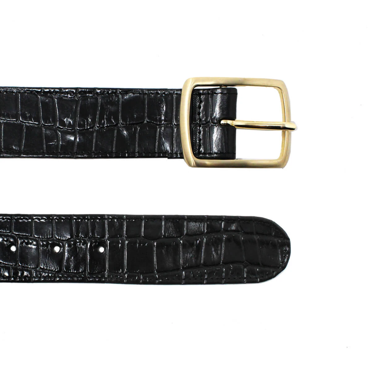 MAR - Negro Con Oro Regina Romero Accesorio Cinturon Para Dama En Piel - Imagen 2